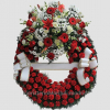 Corona Funeraria Roja especial para tanatorios