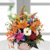 Cesta de Flores variadas
