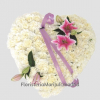 Corazón Funerario Clavel y Lilium