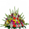 Centro de flores variadas